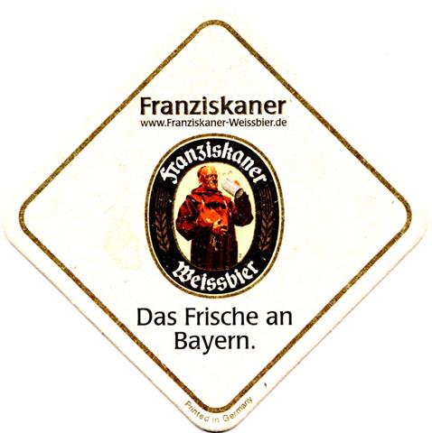 mnchen m-by spaten franz frische 2a (raute180-einfachgoldrahmen-u printed)